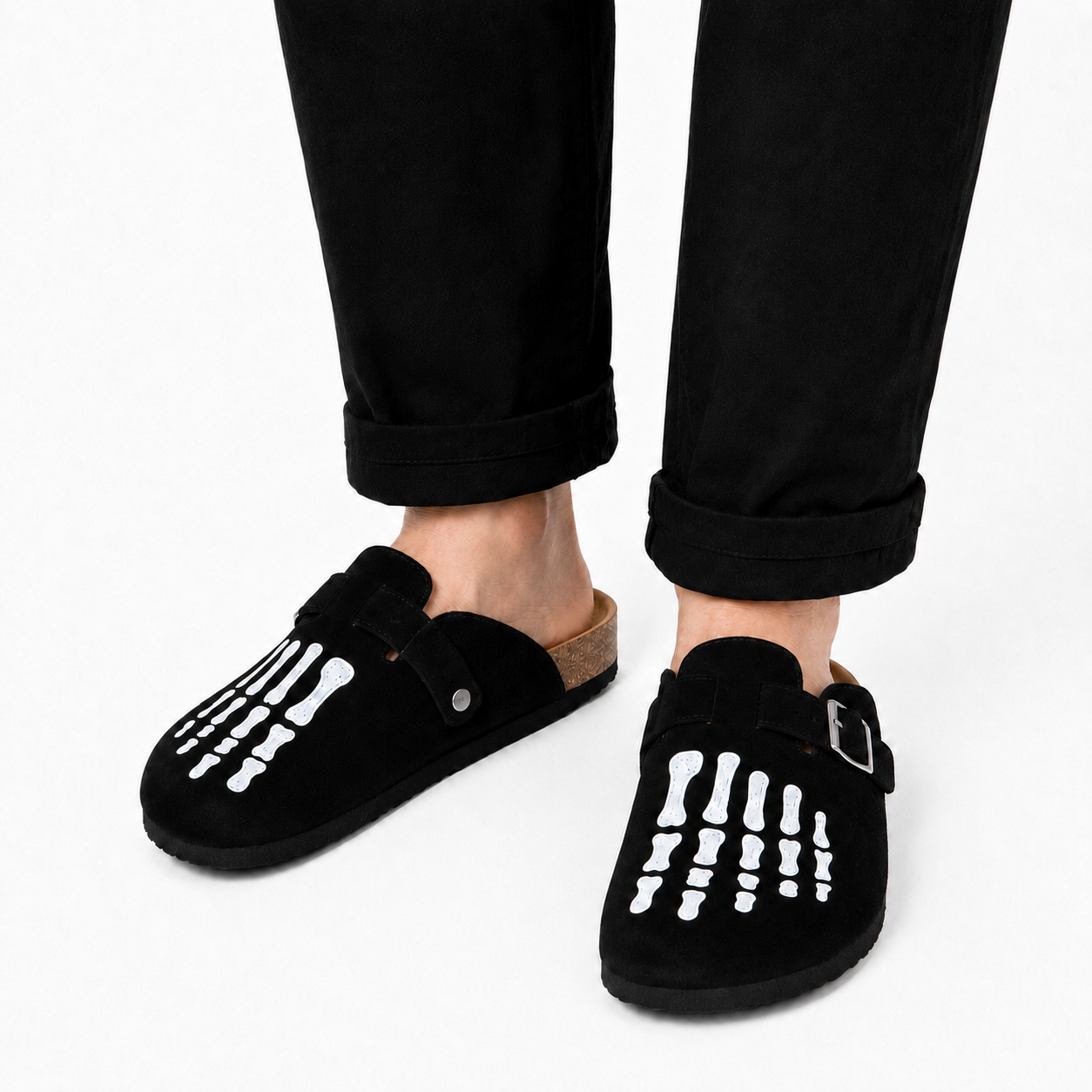Clogg's Skeleton Clogs Unisex Slip-On Footwear