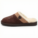 Clog Studios Men's Cowboy Slippers Leather Brown