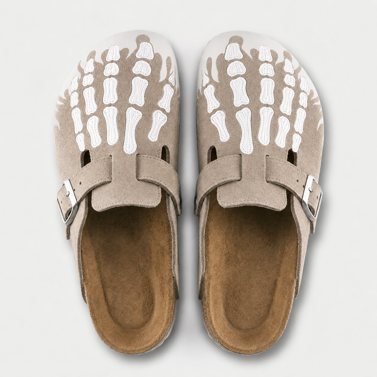 Clogg's Skeleton Clogs Unisex Slip-On Footwear