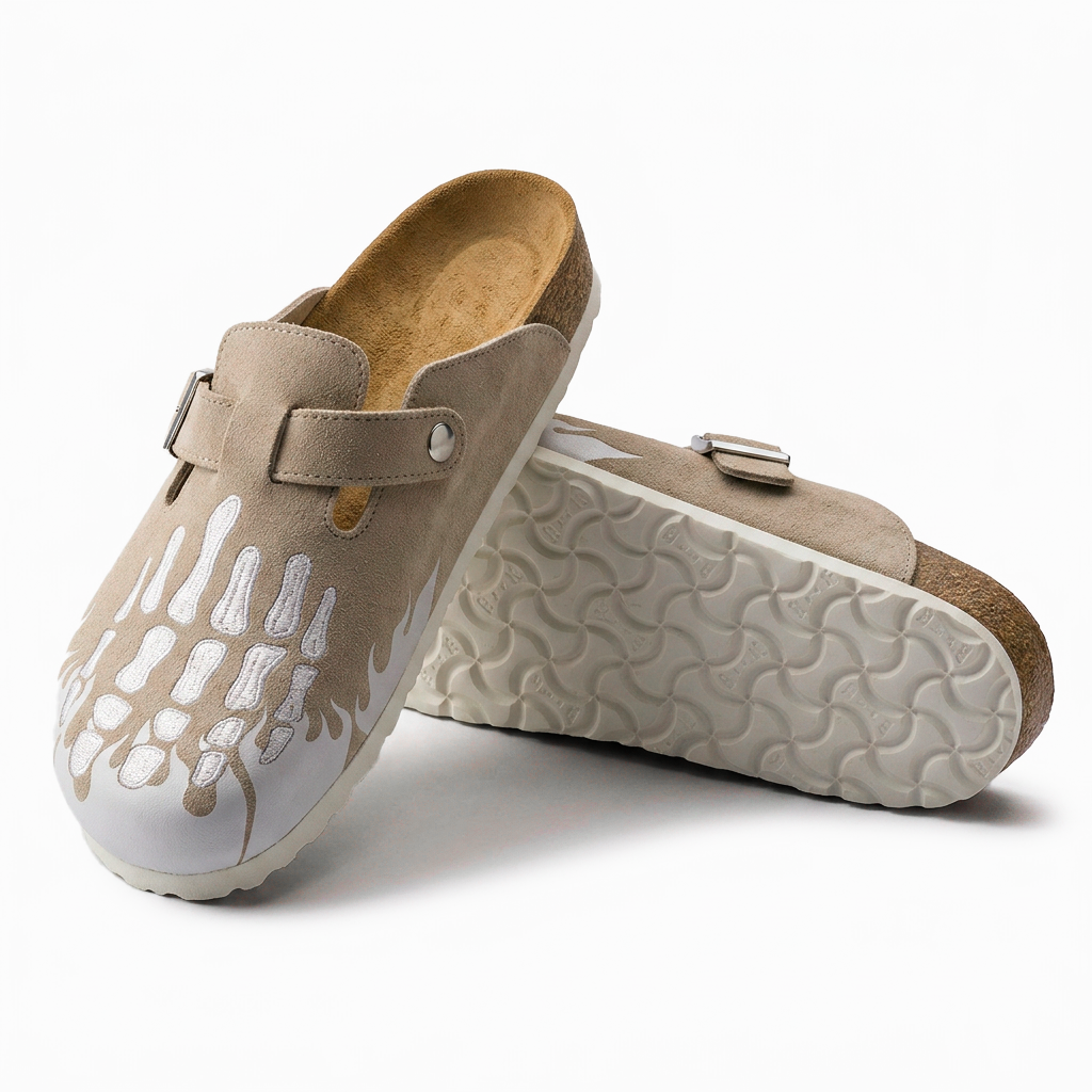 Clogg's Skeleton Clogs Unisex Slip-On Footwear
