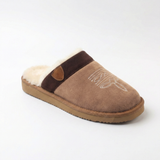Clog Studios Men's Cowboy Slippers Leather Brown